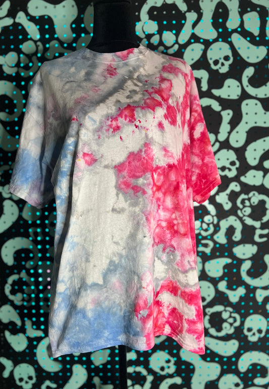 Ice Dyed Pink/Blue/Grey Size XL