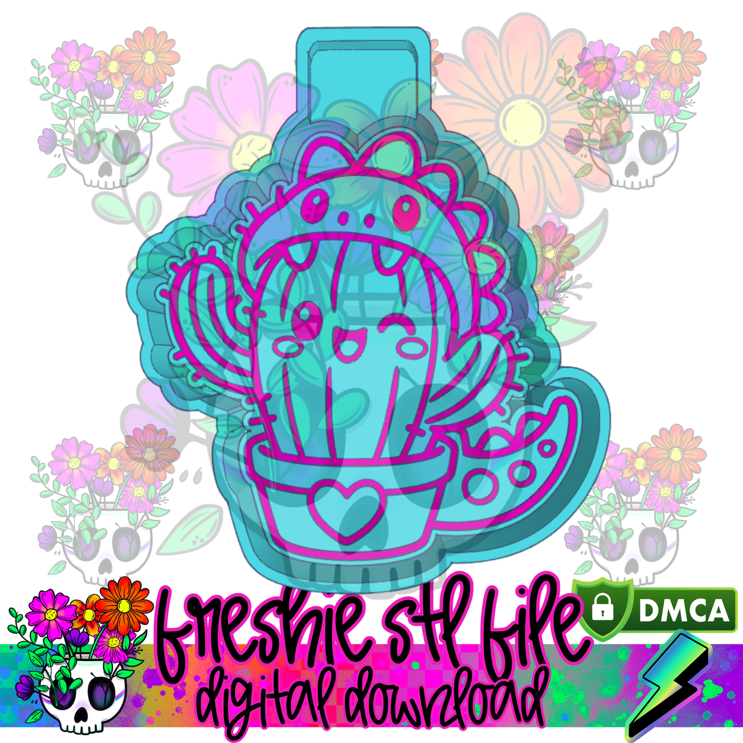 Cactus Monster Mold Maker STL File