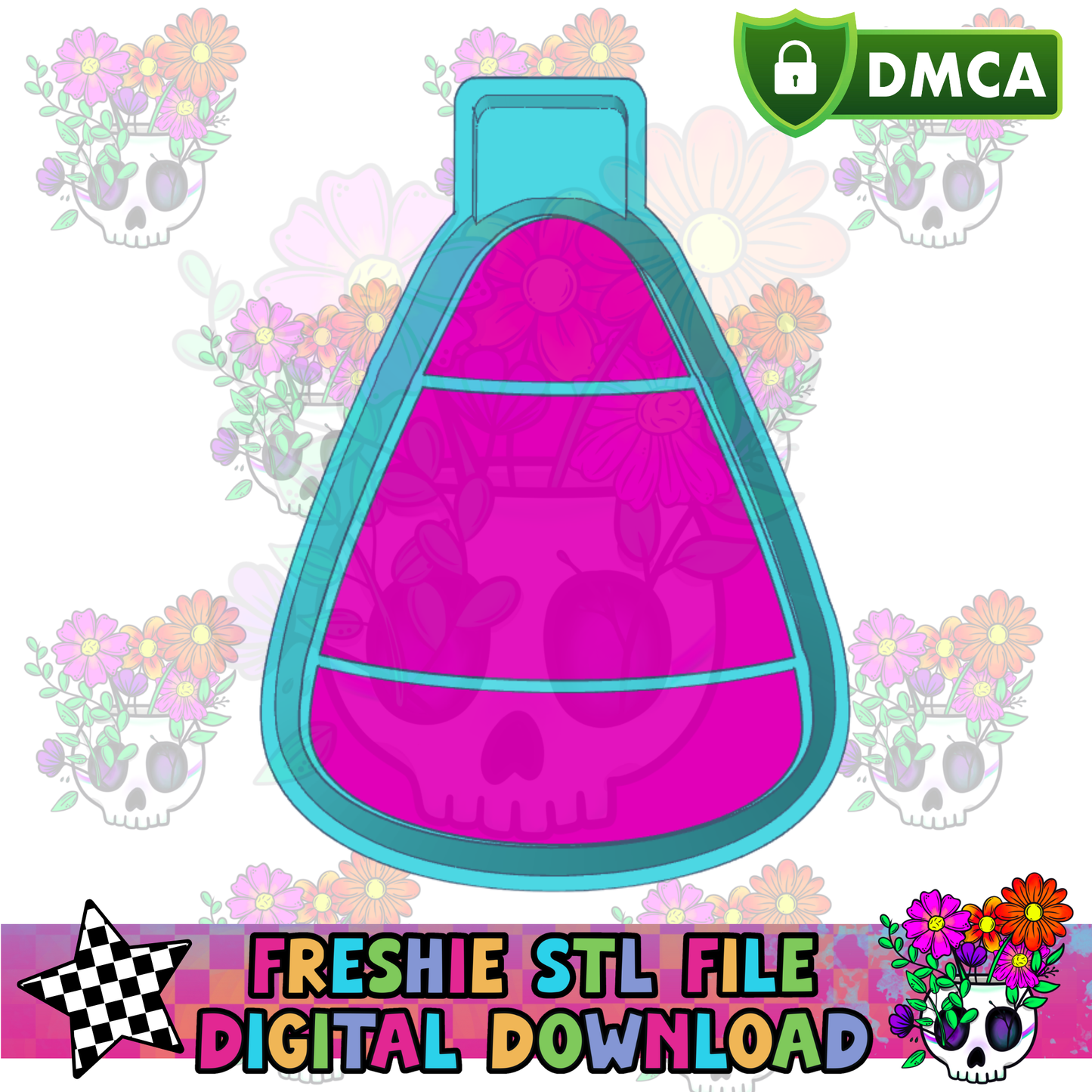 Candy Corn Housing Mold Maker STL File