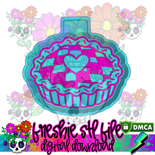 Checkered Pie Mold Maker STL File
