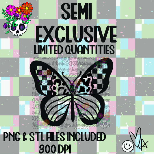 **VXP Semi Exclusive** Checkered Leopard Butterfly