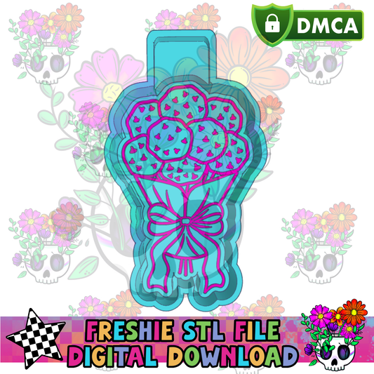 Chocolate Chip Bouquet Mold Maker STL File