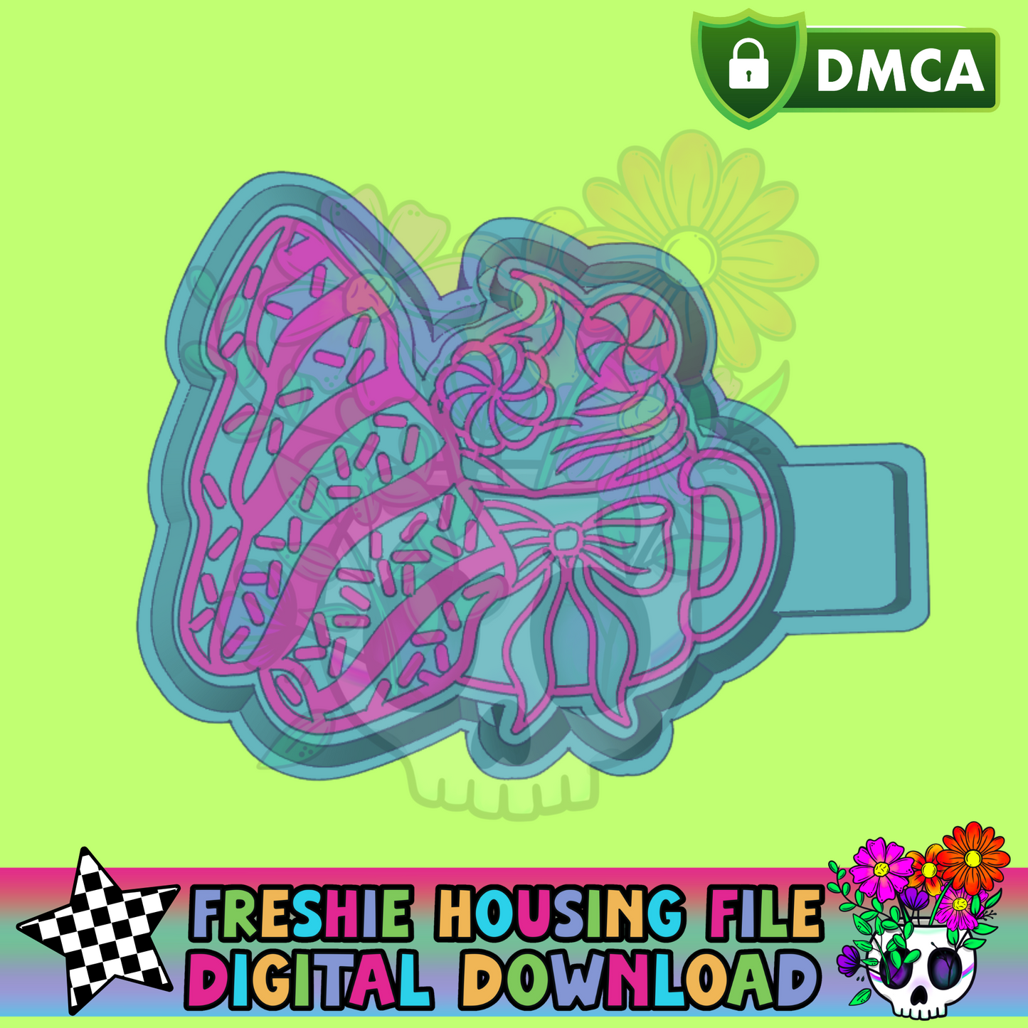 Christmas Cake Cocoa Mold Maker STL File