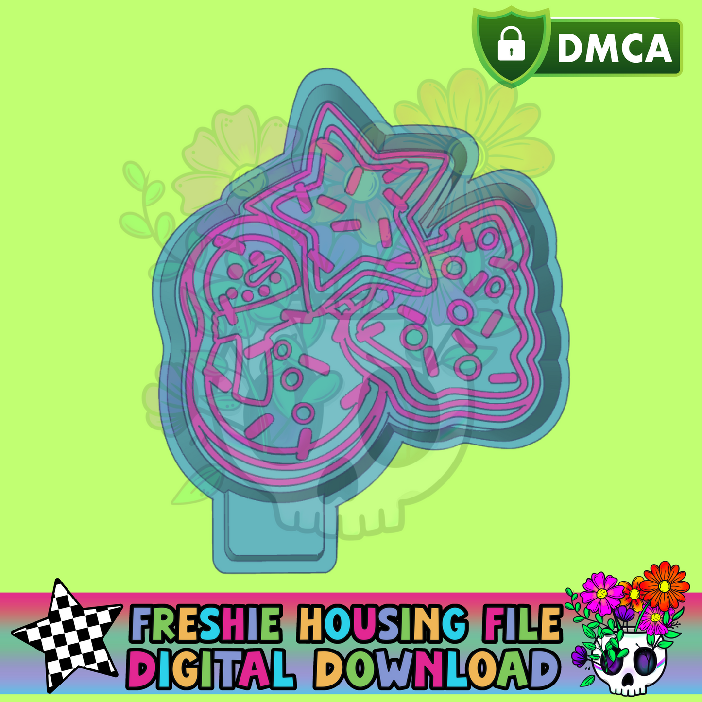 Christmas Cookies Mold Maker STL File