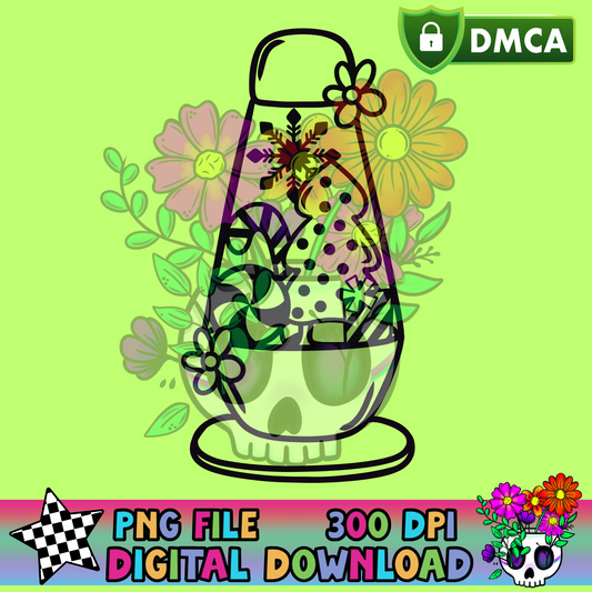 Christmas Lava Lamp - PNG