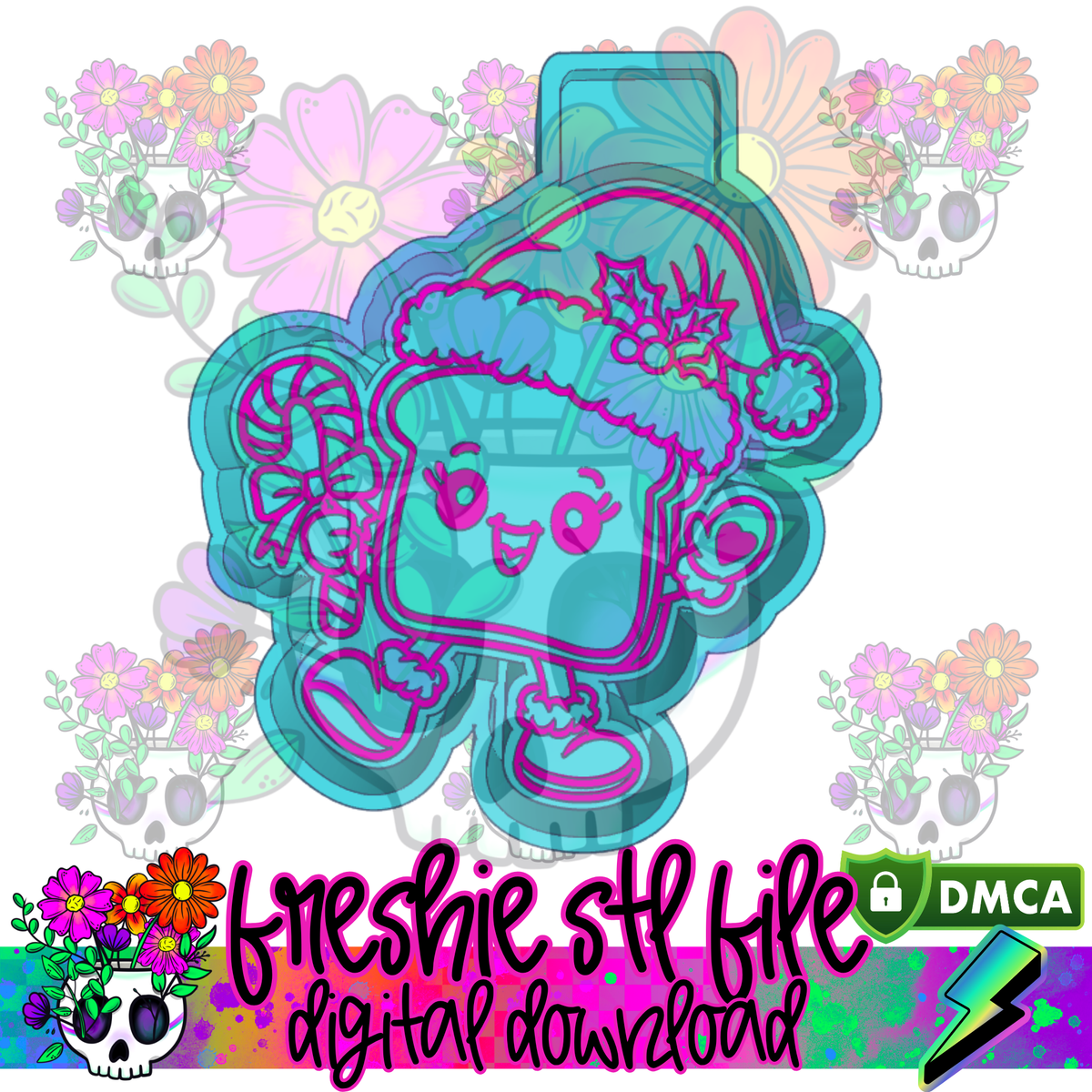 Christmas Toast Mold Maker STL File