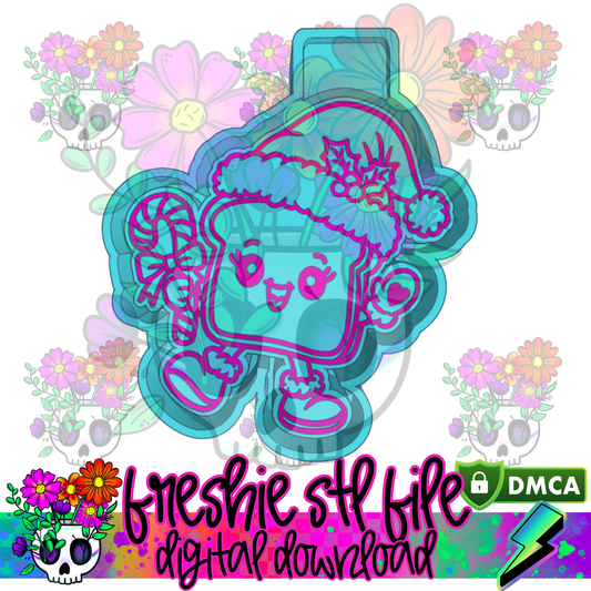 Christmas Toast Mold Maker STL File