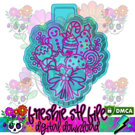 Christmas Treat Bouquet Mold Maker STL File