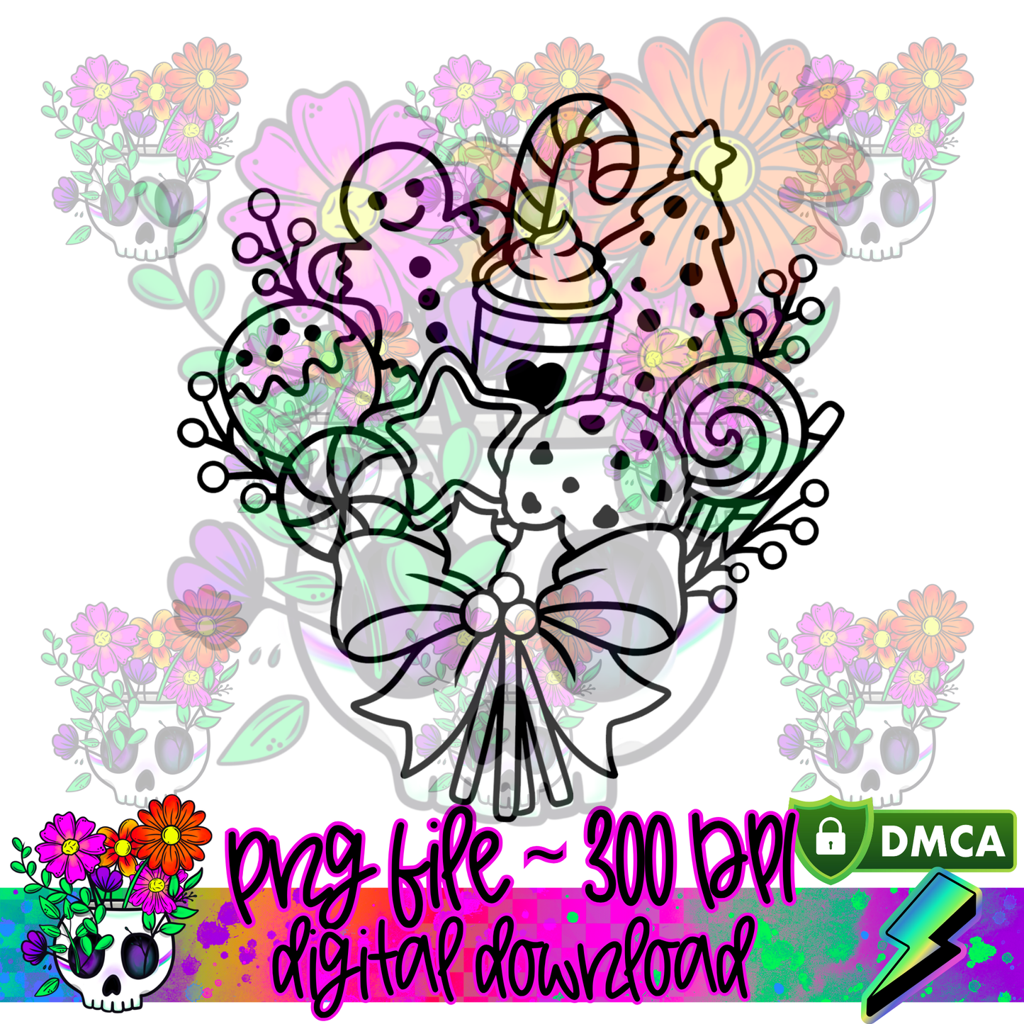 Christmas Treat Bouquet - PNG