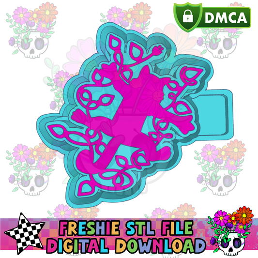 Christmas Vacay Cat Mold Maker STL File