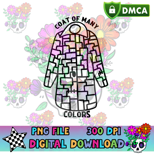 Coat of Many Colors - PNG