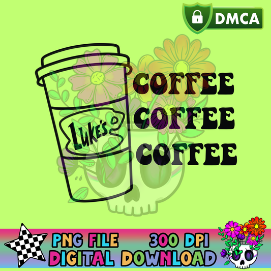 Coffee Coffee Coffee - PNG