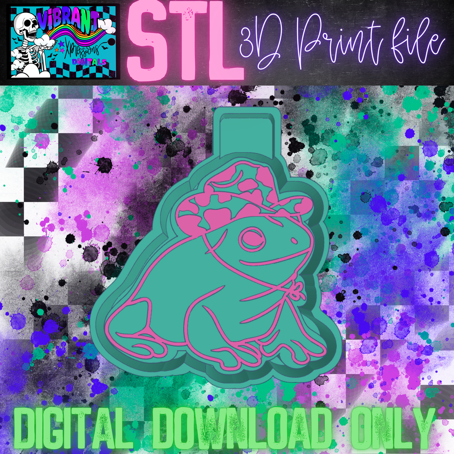 Cowboy Frog Mold Maker STL File