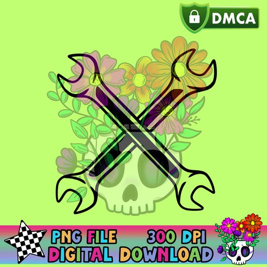 Crossed Wrenches- PNG