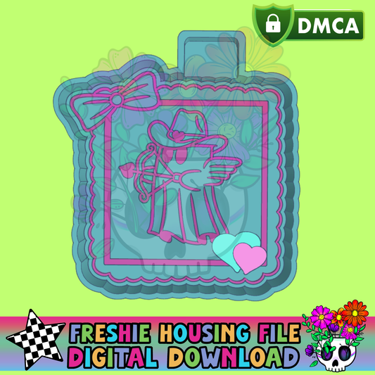 Cupid Ghost Stamp Mold Maker STL File