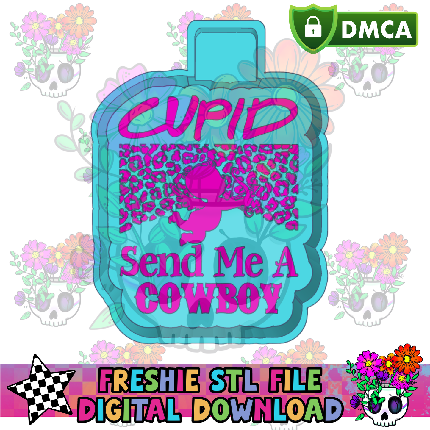 Cupid Send Me a Cowboy Mold Maker STL File