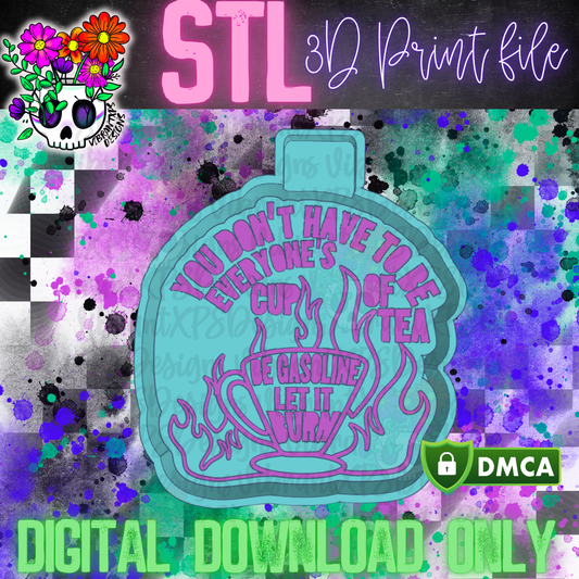 Cup of Tea Mold Maker STL File