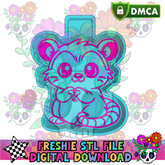 Cute Opossum Mold Maker STL File