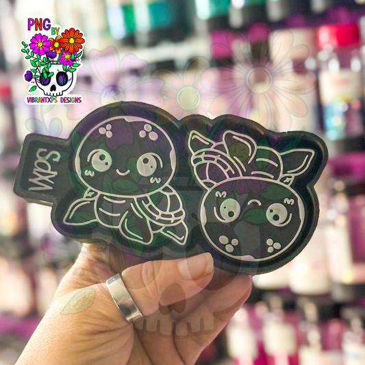 Cute Turtle Vent Tray - Freshie Mold