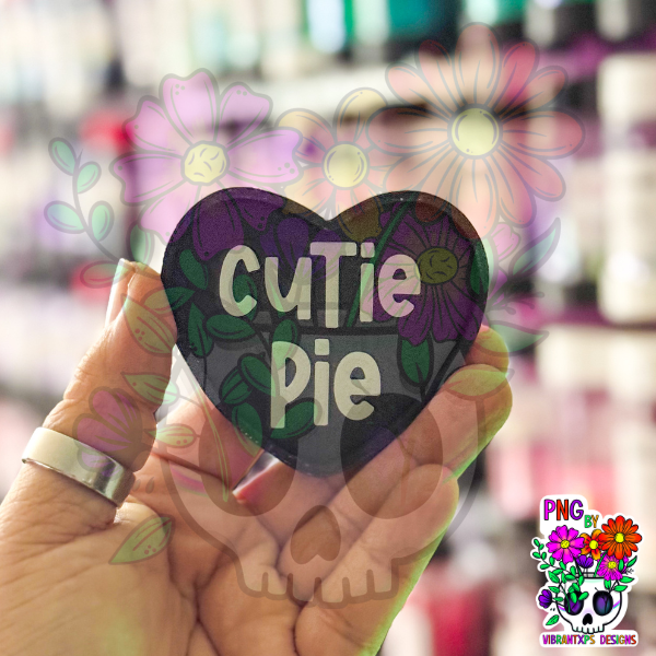 Checkered Conversation Hearts & Inserts - Freshie Mold