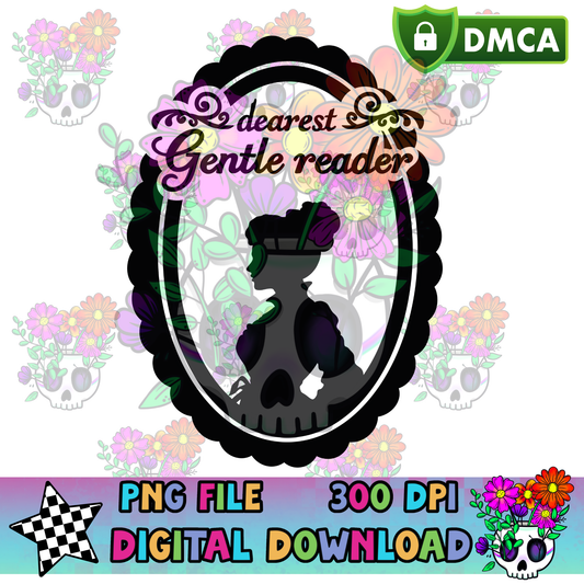 Dearest Gentle Reader - PNG