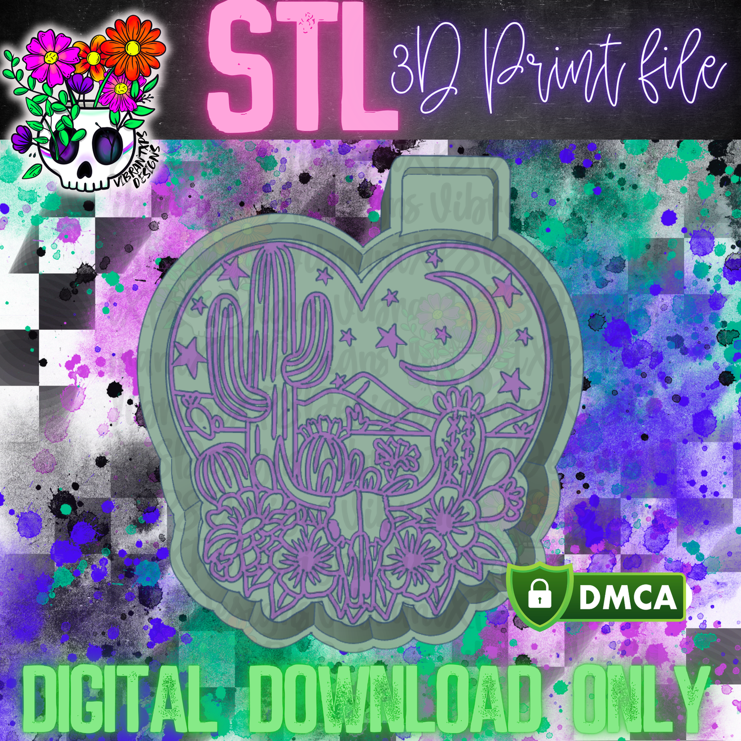 Desert Heart Mold Maker STL File