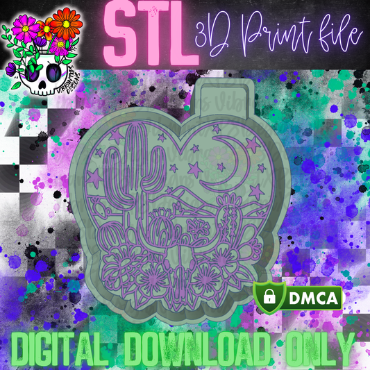 Desert Heart Mold Maker STL File
