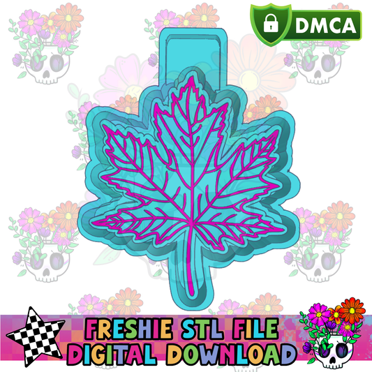 Detailed Maple Leaf Mold Maker STL File