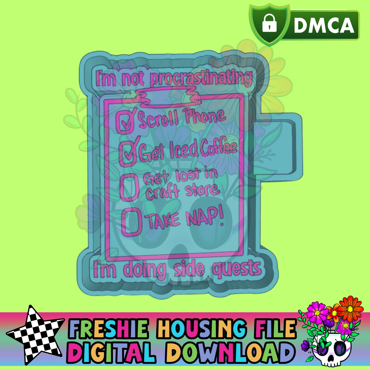 Doing Side Quests Mold Maker STL File