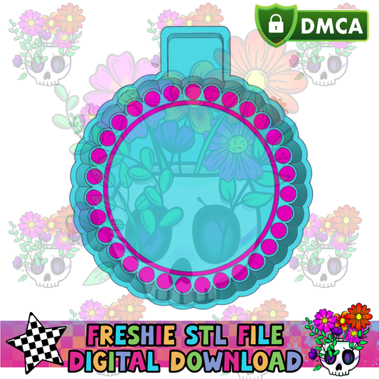 Dotted Circle Mold Maker STL File