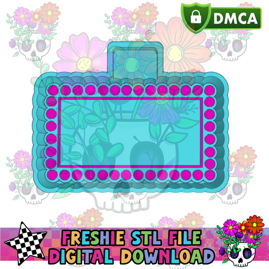 Dotted Rectangle Mold Maker STL File