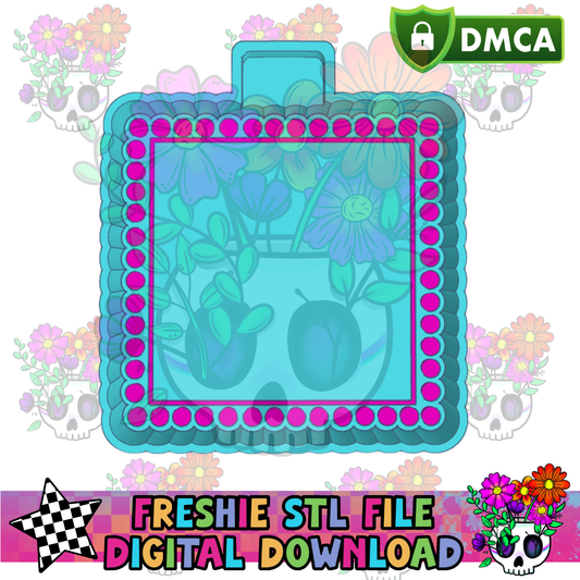 Dotted Square Mold Maker STL File