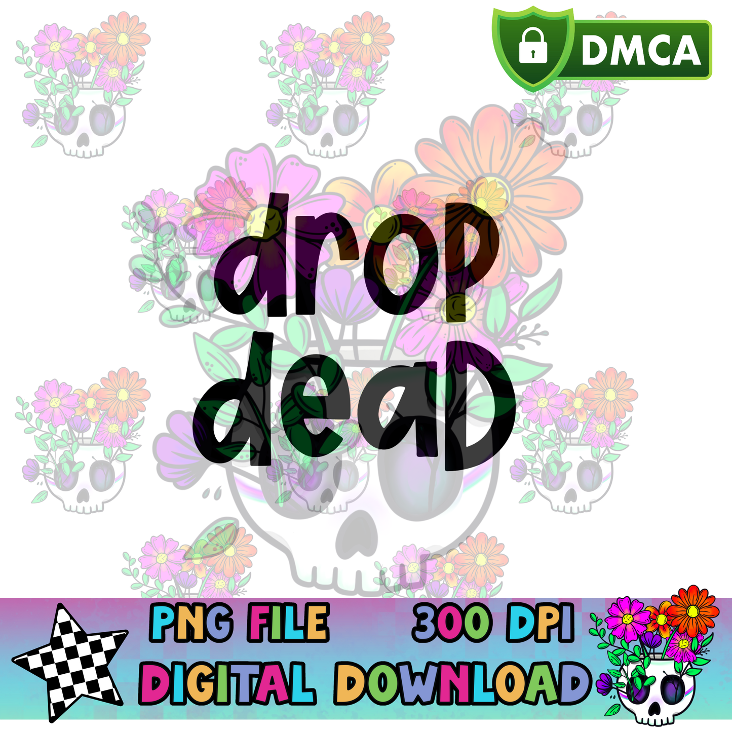 Checkered Heart Inserts - PNG