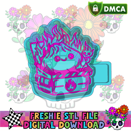 Dumpling Dumpster Fire Mold Maker STL File