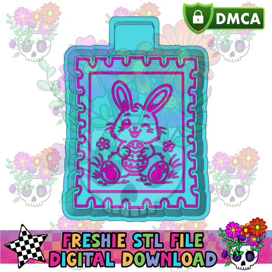 Easter Bunny Stamp STL File