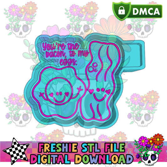 Eggs and Bacon Mold Maker STL File