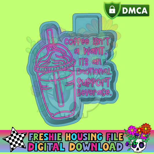 Emotional Support Beverage Mold Maker STL File