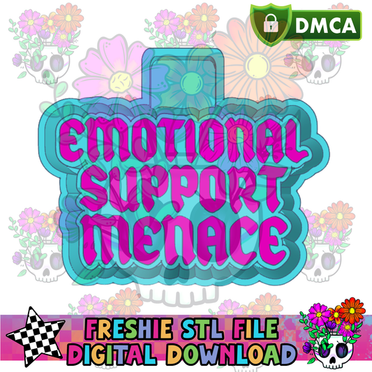 Emotional Support Menace Mold Maker STL File