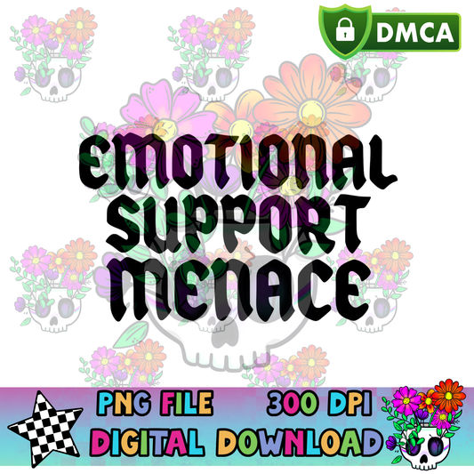 Emotional Support Menace - PNG
