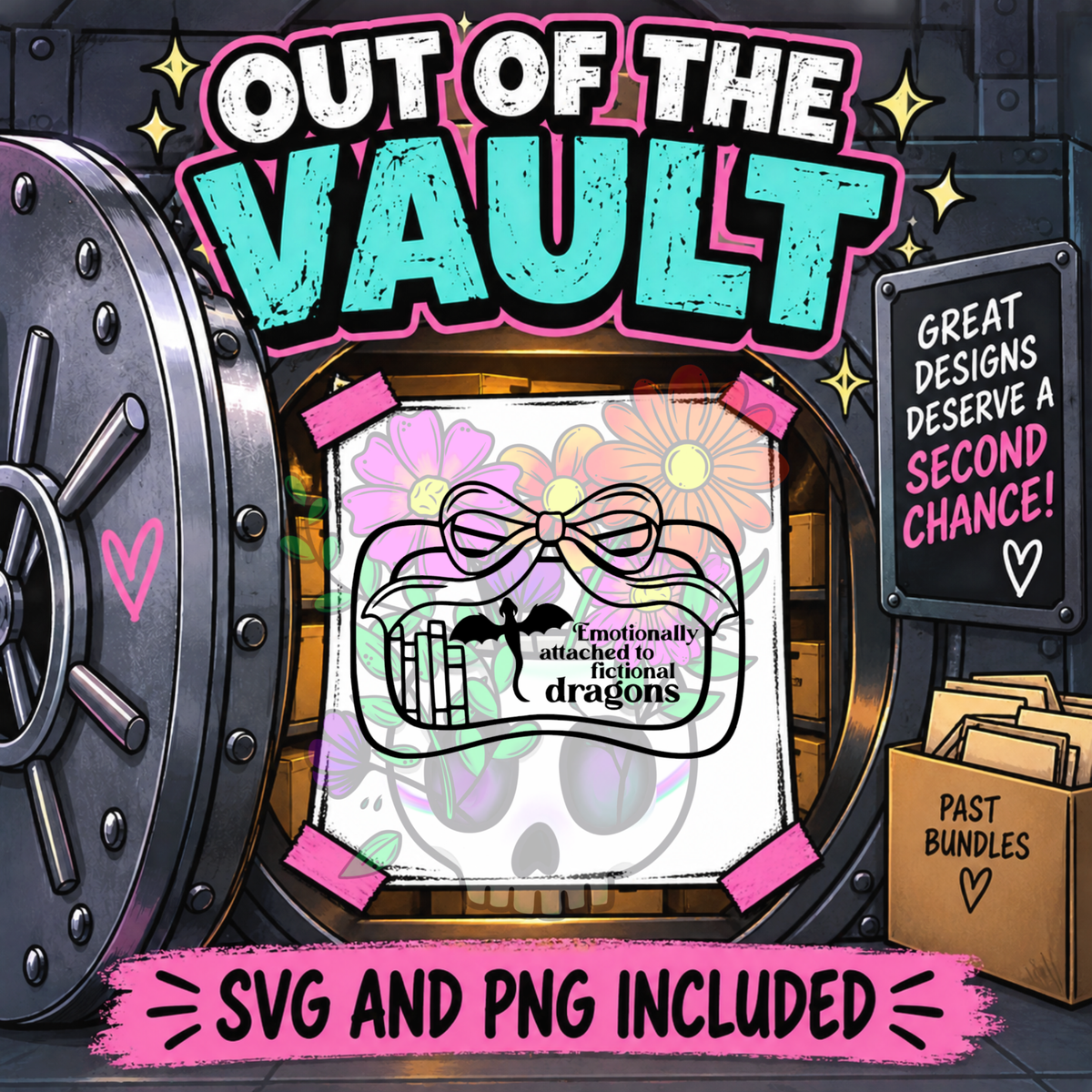 Out of the Vault - Bookish Frame Emotionally Attached to Dragons