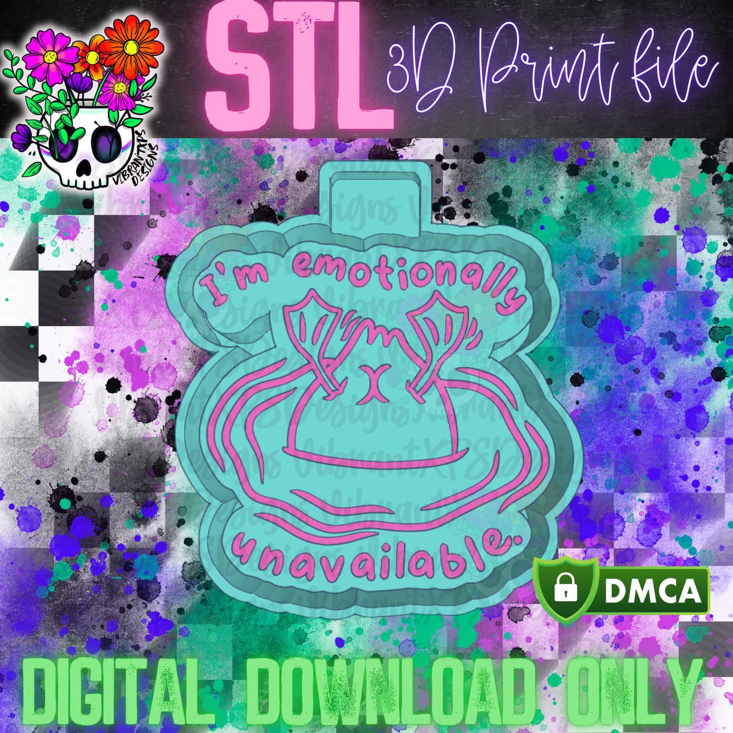 Emotionally Unavailable Mold Maker STL File