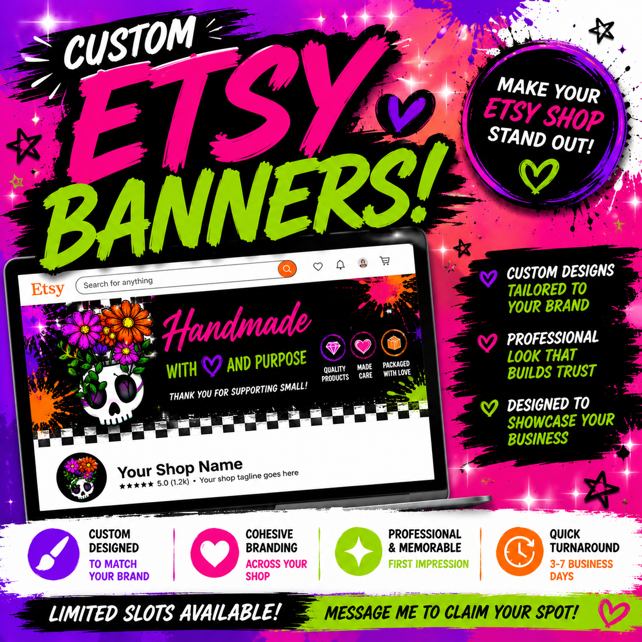 Etsy Banner Design - Business Branding
