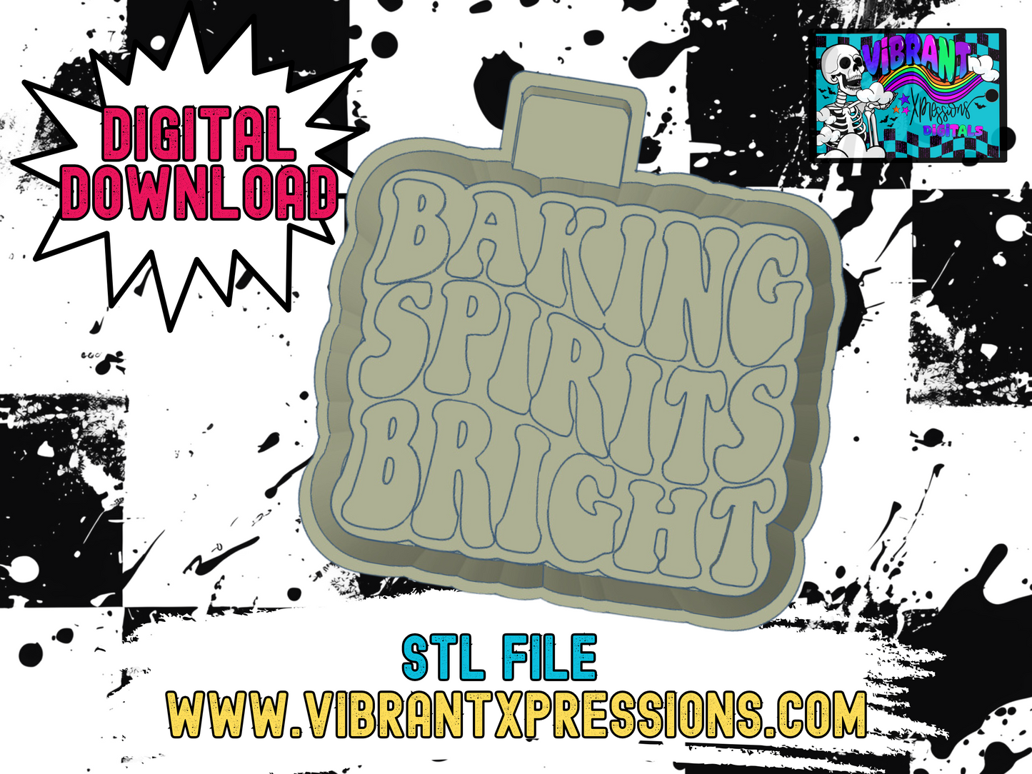 Baking Spirits Bright Mold Maker STL File