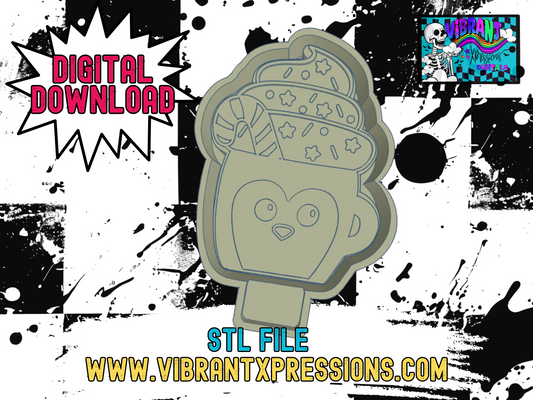 Penguin Mug Mold Maker STL File