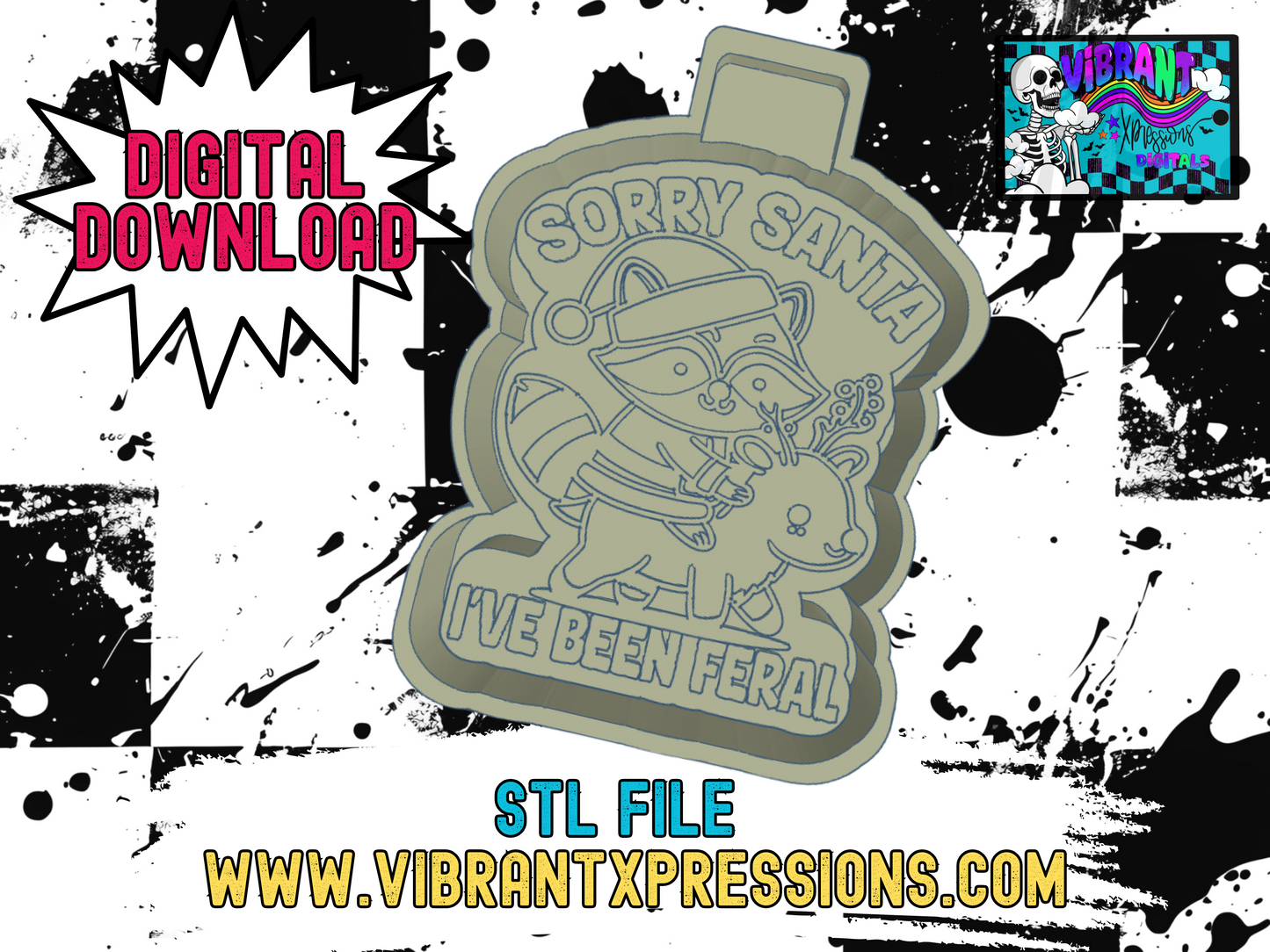 Sorry Santa Mold Maker STL File