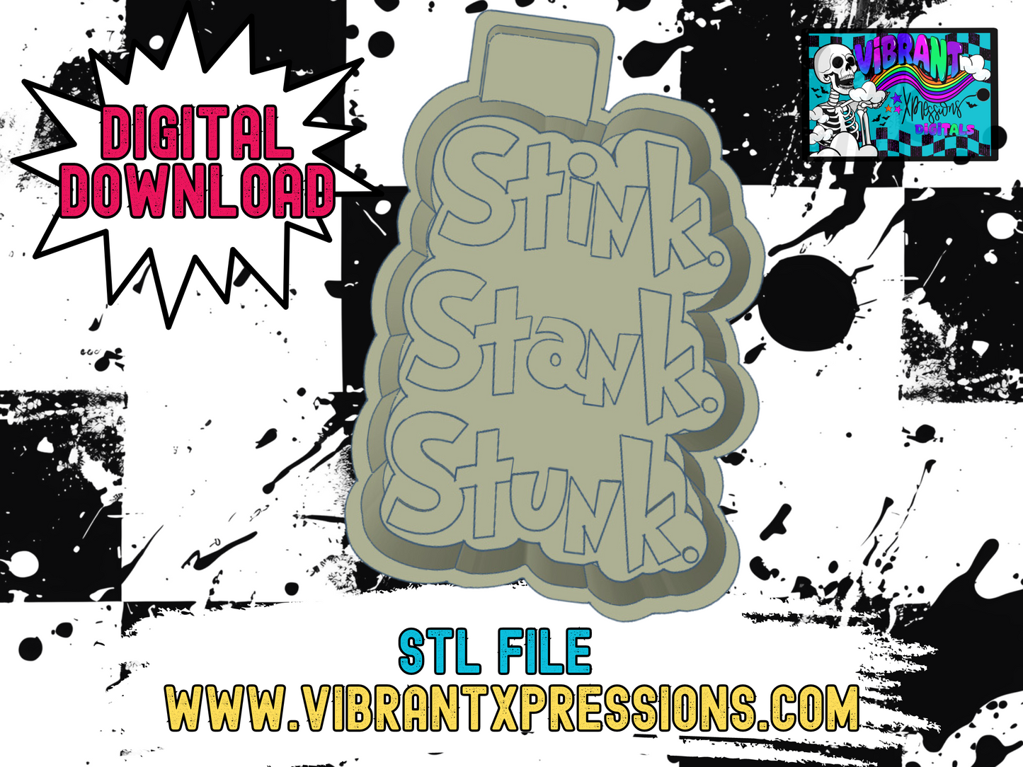 Stink. Stank. Stunk. Mold Maker STL File