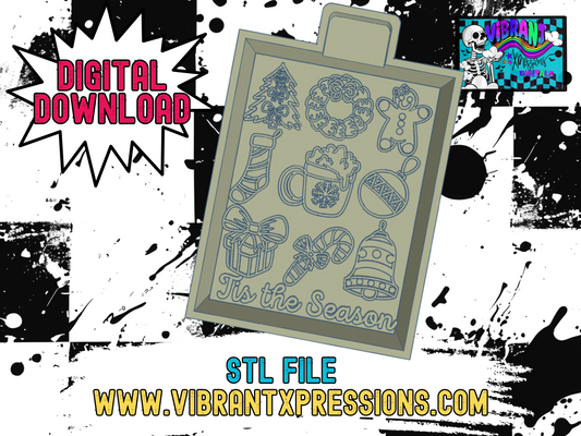 Tis the Season Coquette Mold Maker STL File