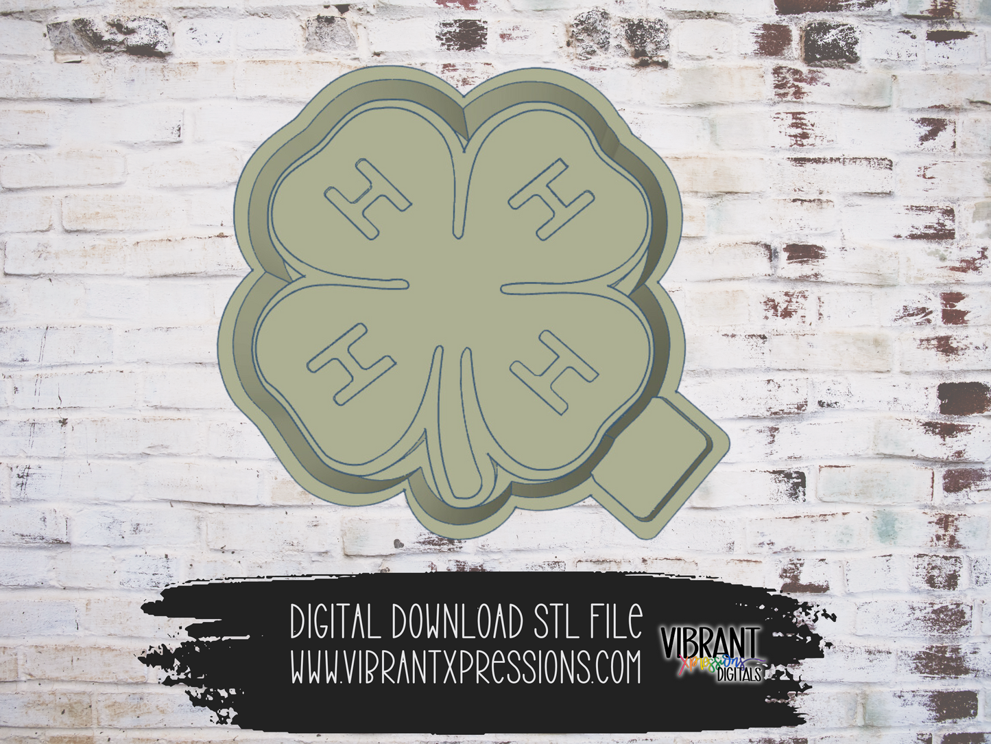 4H Clover Mold Maker STL File