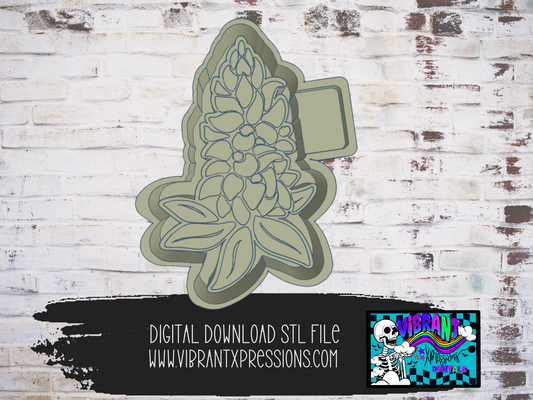 Single Bluebonnet Mold Maker STL File