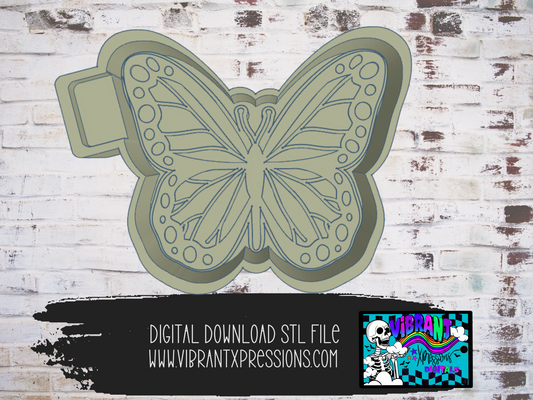 Butterfly Version 1 Mold Maker STL File